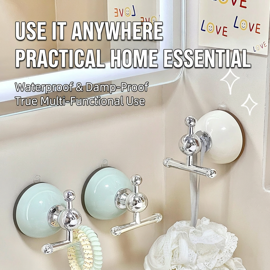 Home Improvement Store - Suction Cup Bathroom Hook Moisture-Proof Home
