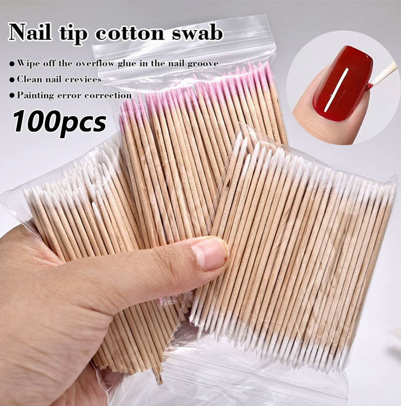 100Pcs Nails Wood Swab Clean S – Wood Filler Stick recenzja i cena