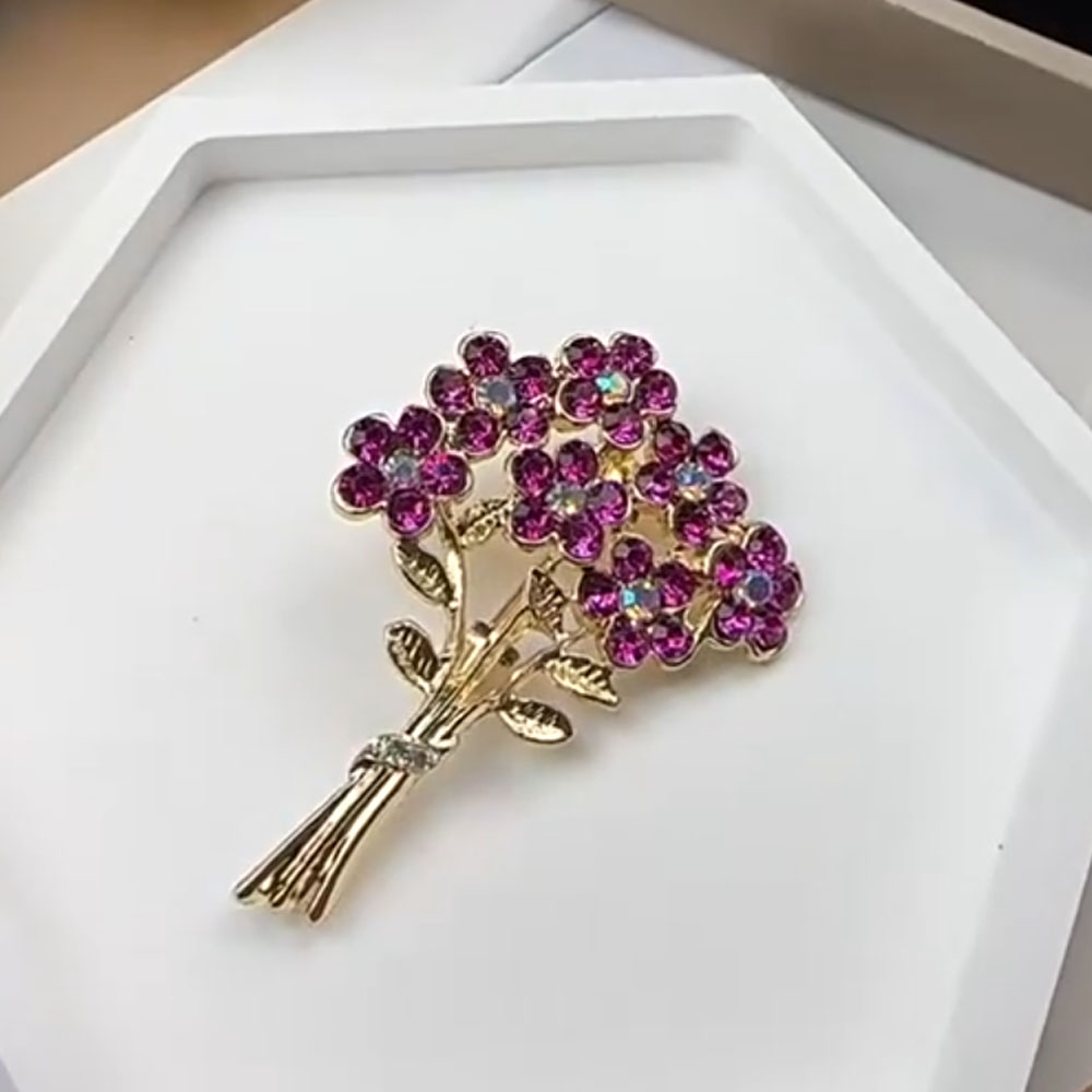 Fuchsia Rhinestone Brooch Roma – Home Improvement Store recenzja i cena