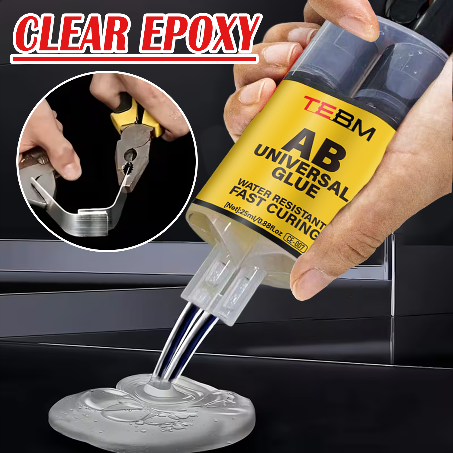 Transparent Epoxy Resin AB Glu – Wood Filler Stick recenzja i cena