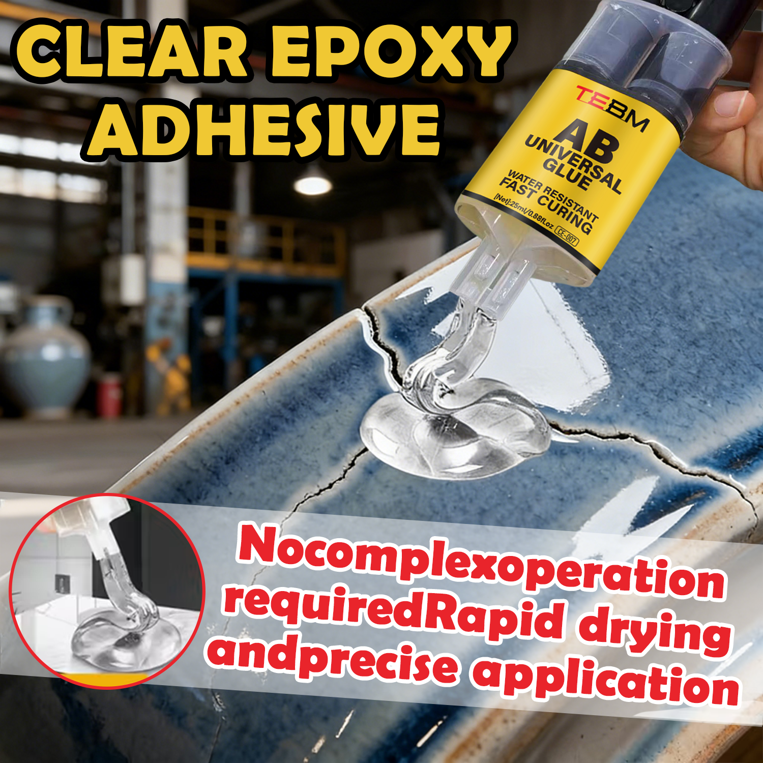 Transparent Epoxy Resin AB Glu – Wood Filler Stick recenzja i cena